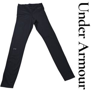 Under Armour Base 3.0 ColdGear Leggings Womens Small Black Thermal Base Layer